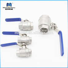 Fast Delivery Stainless Steel 1 pc ball valve female thread